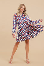 Olivia Geometric Print Dress